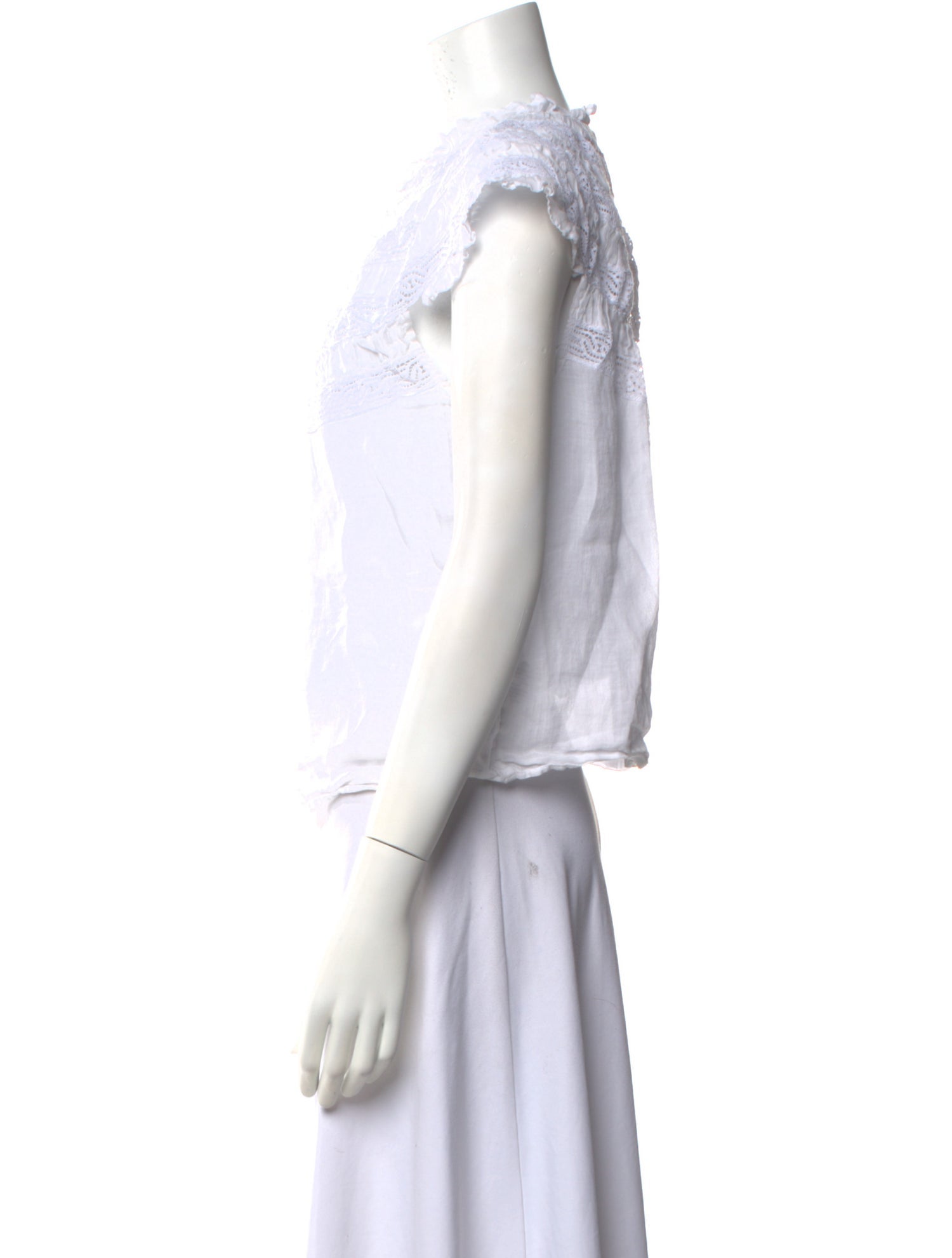 FRAME Bateau Neckline Short Sleeve Top