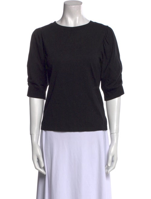 FRAME Bateau Neckline Three-Quarter Sleeve T-Shirt