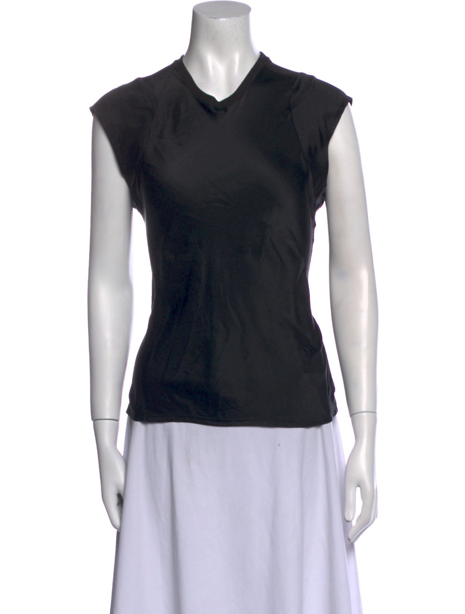 FRAME Silk V-Neck Top w/ Tags