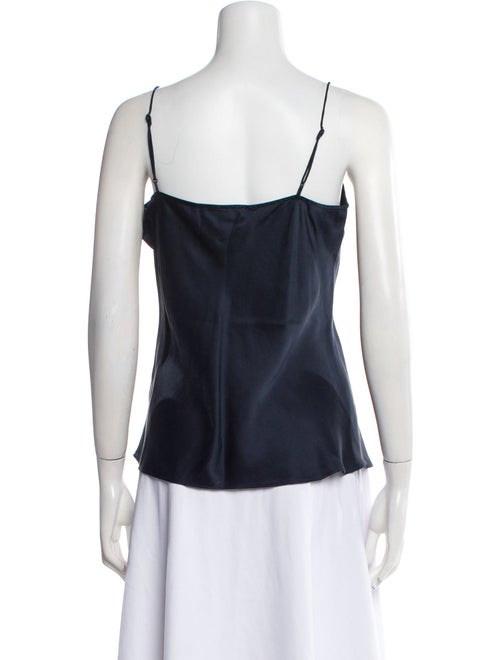 FRAME Silk Scoop Neck Top