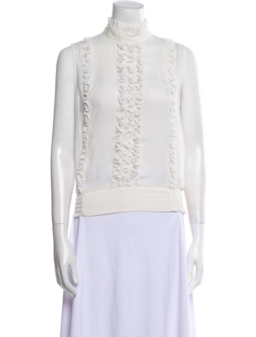 FRAME Mock Neck Sleeveless Top