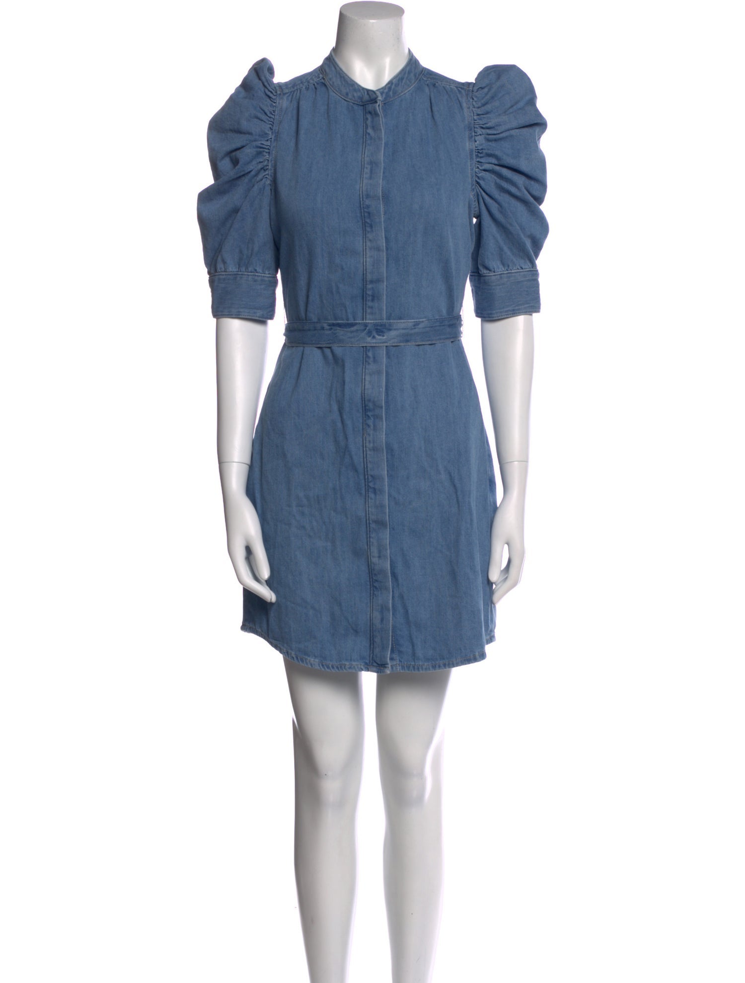 FRAME Mock Neck Mini Dress