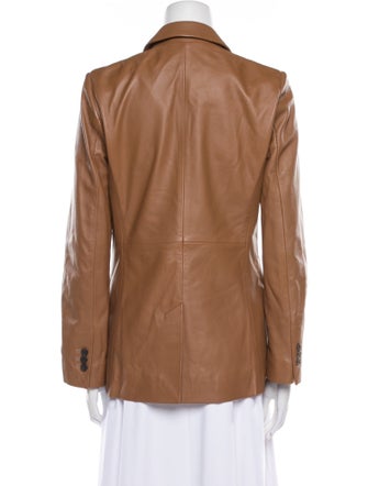 FRAME Leather Blazer