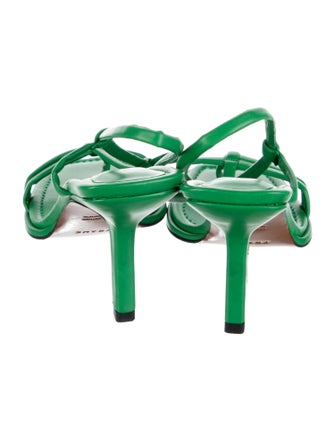 FRAME Leather Slingback Sandals