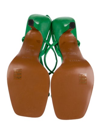 FRAME Leather Slingback Sandals