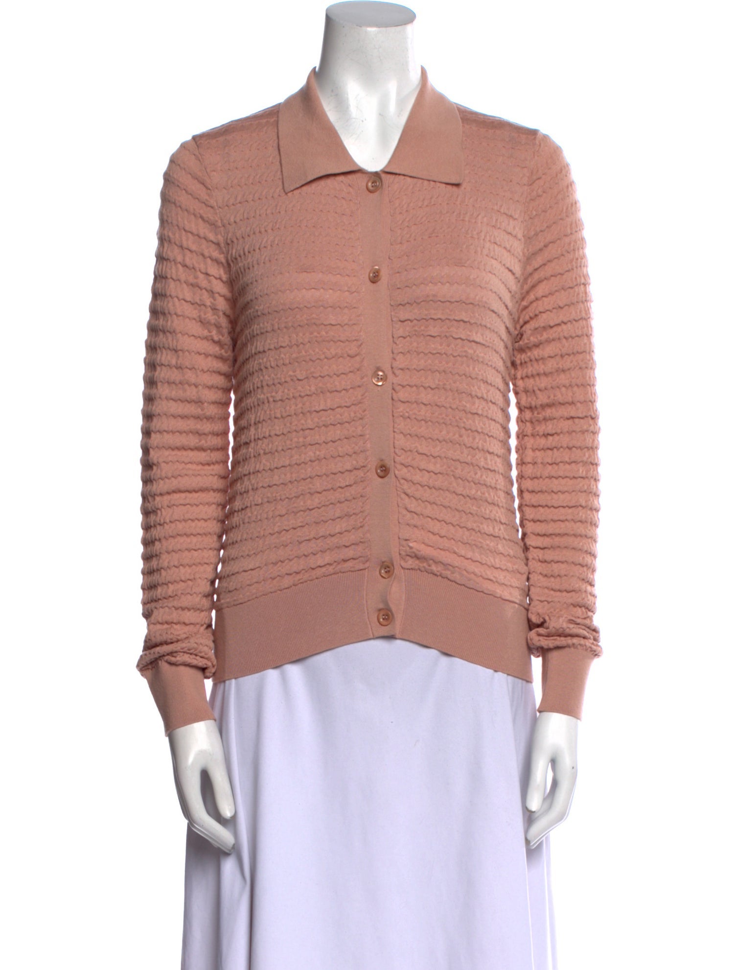 FRAME Silk Long Sleeve Polo