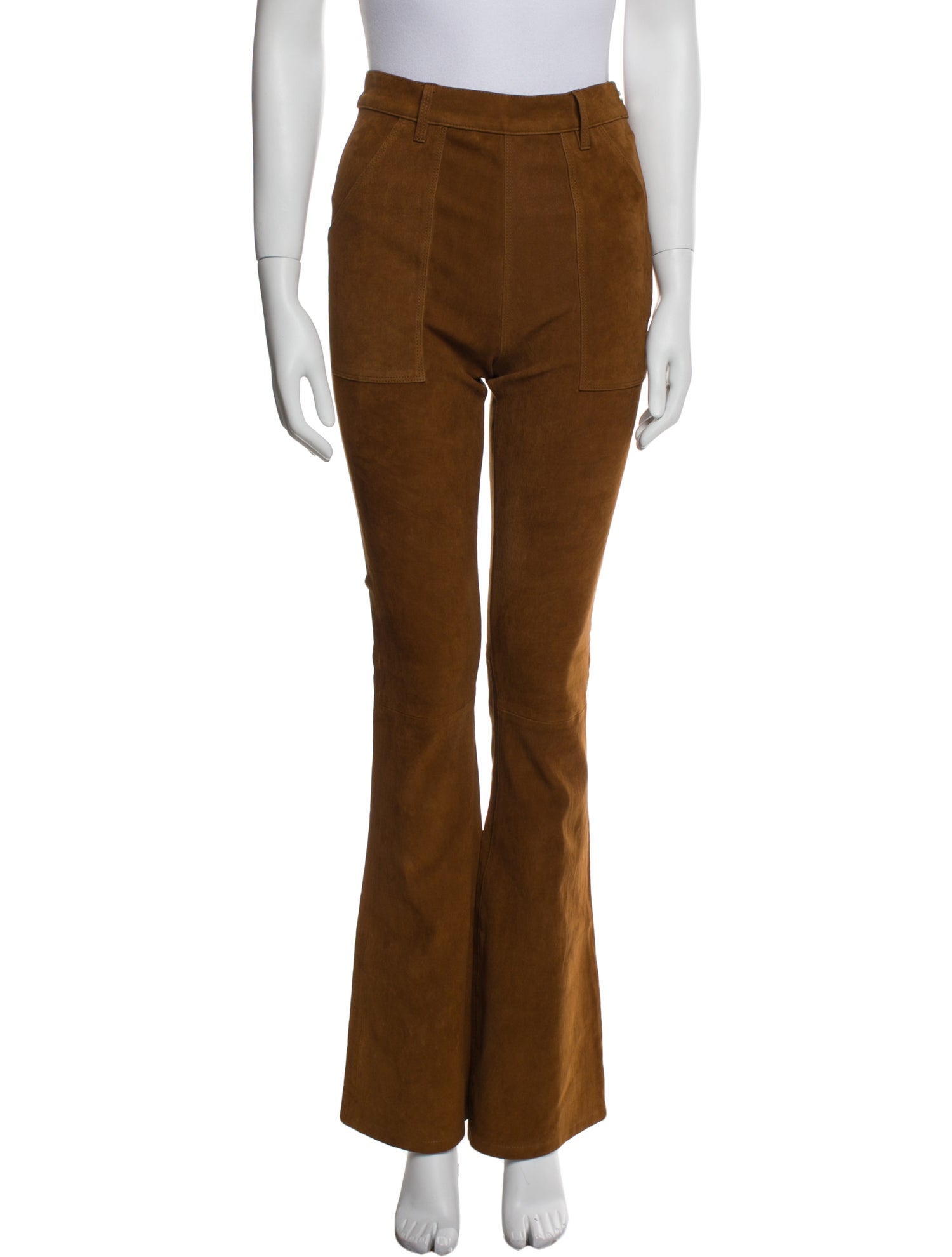 FRAME Lamb Leather Wide Leg Pants