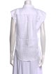 FRAME Linen Sleeveless Button-Up Top