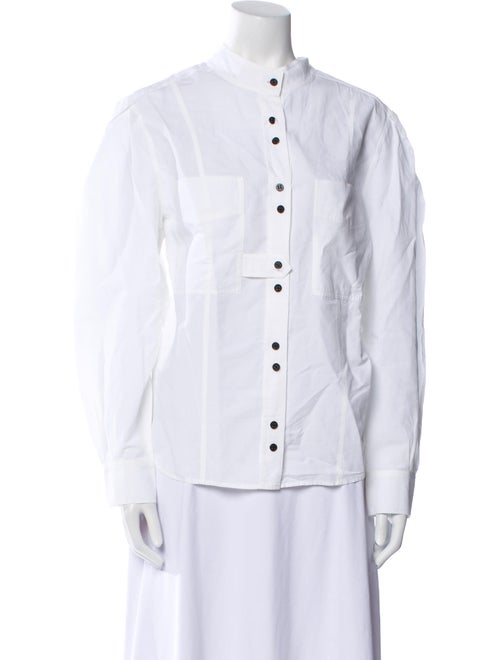 FRAME Long Sleeve Button-Up Top