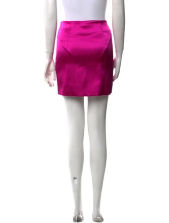 FRAME Raw-Edge Trim Mini Skirt