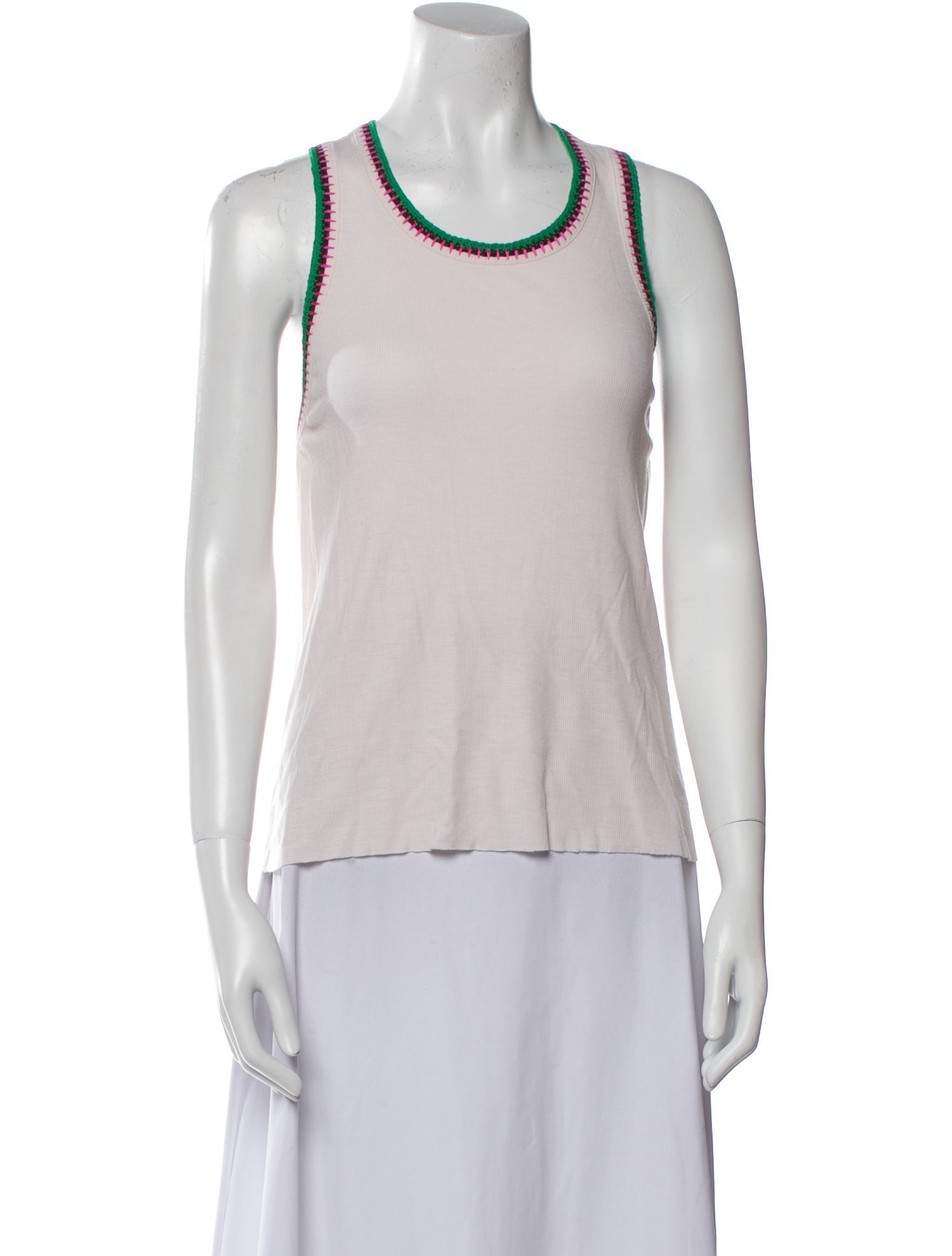 FRAME Scoop Neck Sleeveless Top