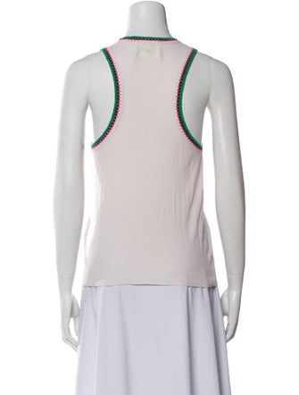 FRAME Scoop Neck Sleeveless Top