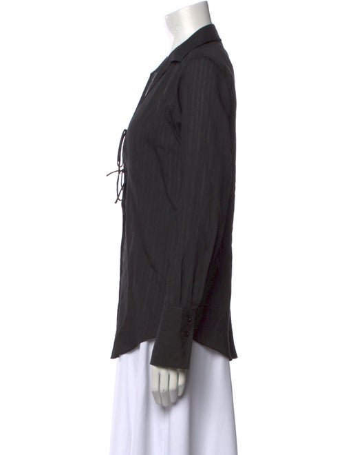 FRAME Long Sleeve Button-Up Top