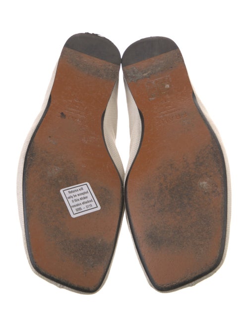 FRAME Canvas Bow Accents Ballet Flats