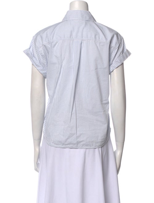 FRAME Short Sleeve Button-Up Top