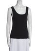 FRAME Scoop Neck Sleeveless Top
