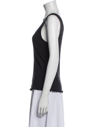 FRAME Scoop Neck Sleeveless Top