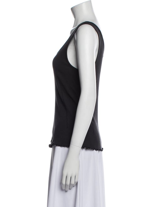 FRAME Scoop Neck Sleeveless Top