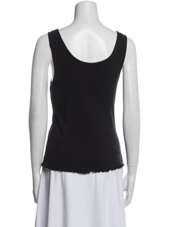 FRAME Scoop Neck Sleeveless Top