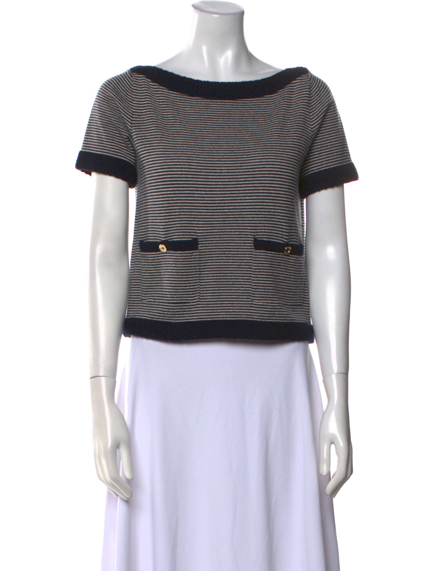 FRAME Cashmere Striped Sweater