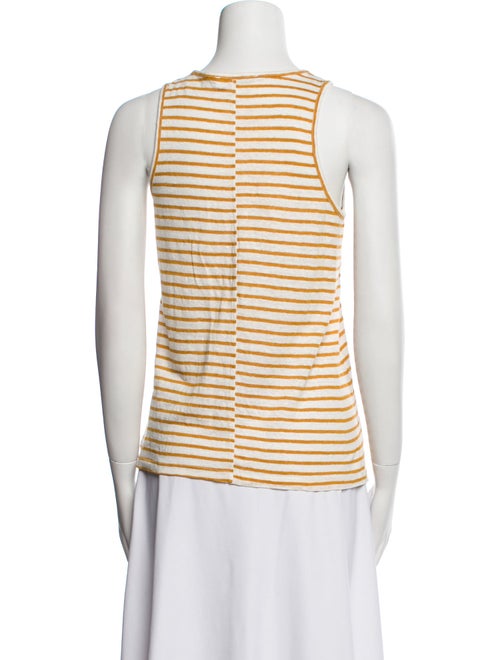 FRAME Linen Striped Top
