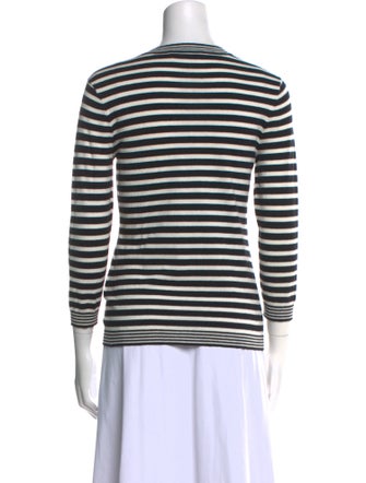 FRAME Striped Crew Neck Sweater