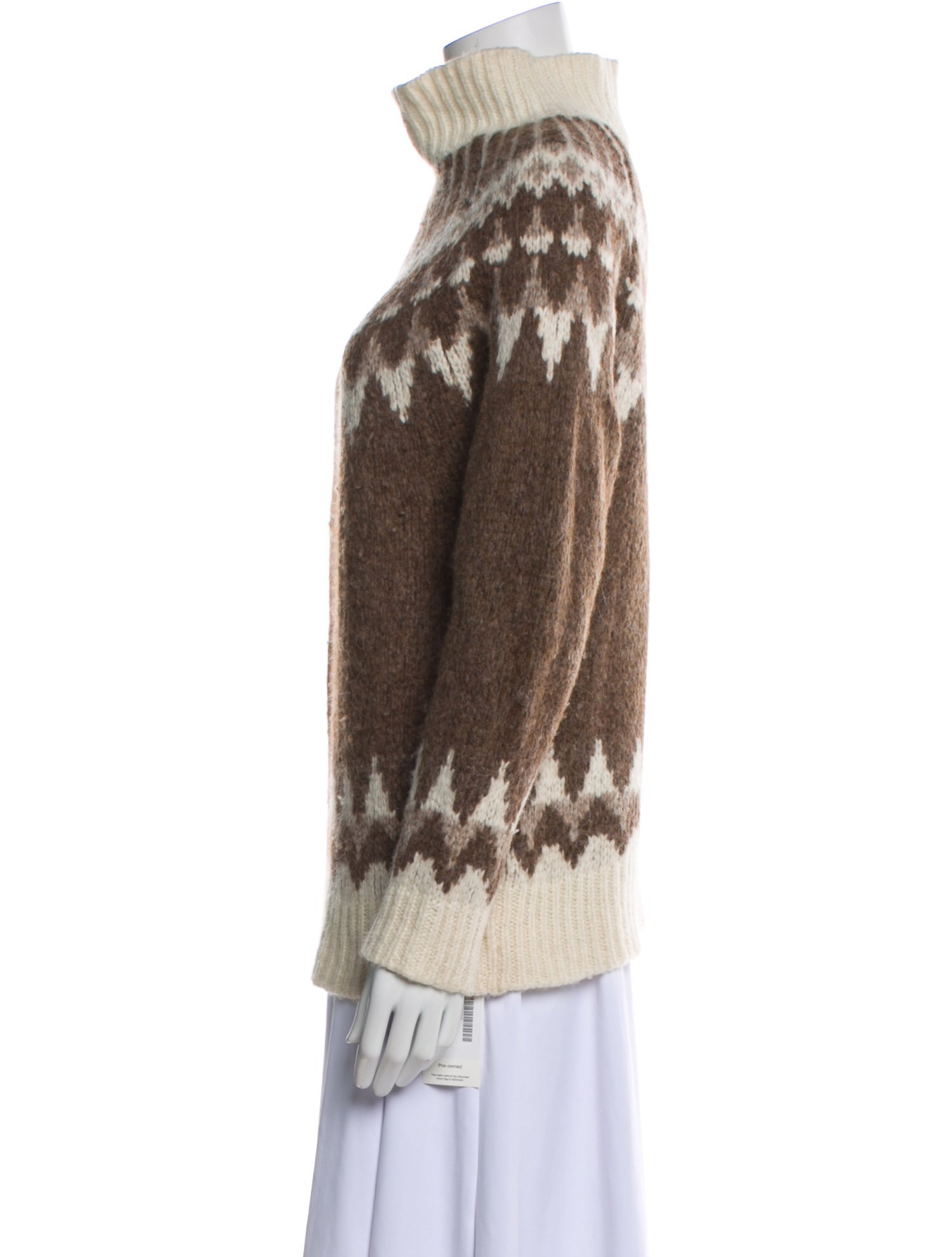 FRAME Alpaca Printed Sweater