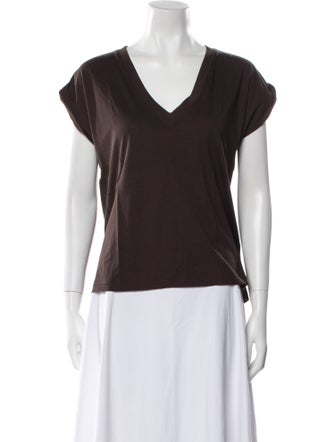 FRAME V-Neck Short Sleeve T-Shirt