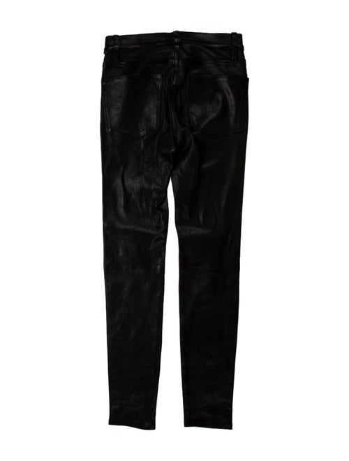 FRAME Lamb Leather Skinny Leg Pants