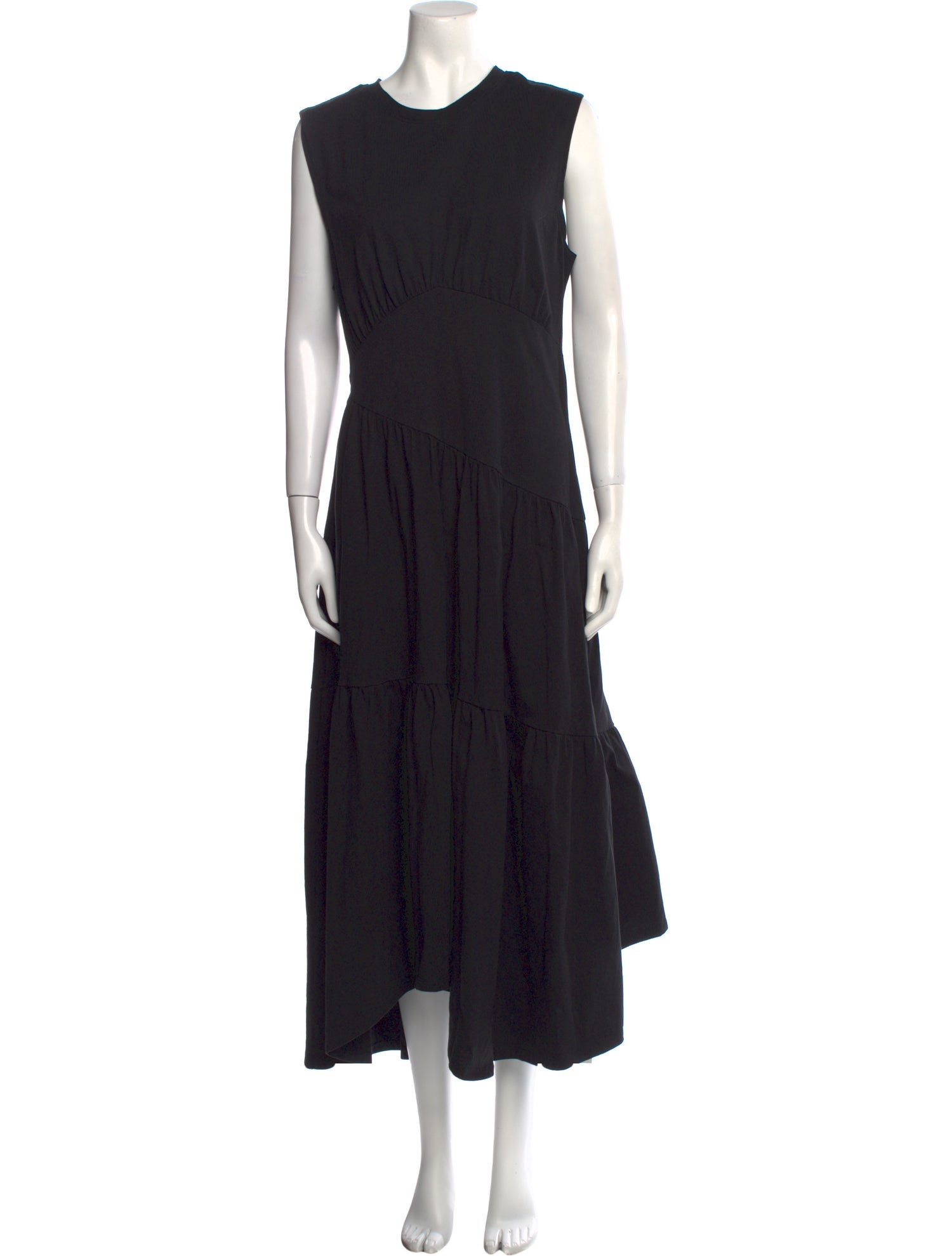 FRAME Crew Neck Long Dress