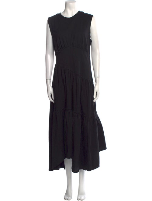 FRAME Crew Neck Long Dress