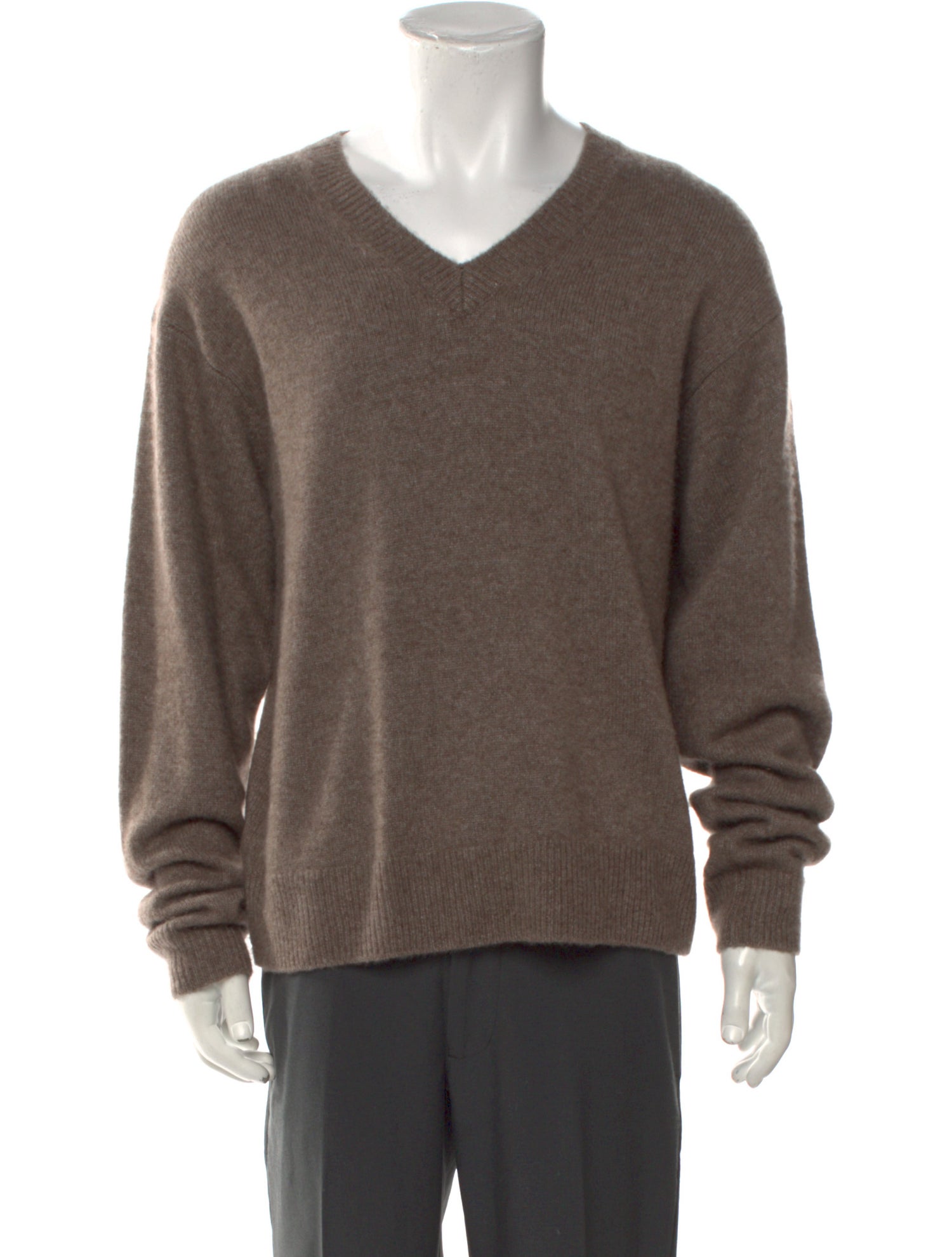 FRAME V-Neck Long Sleeve Pullover