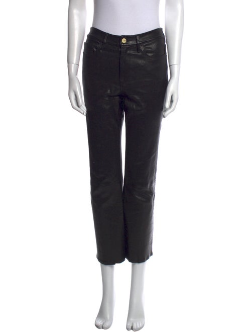 FRAME Lamb Leather Wide Leg Pants