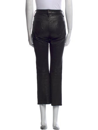 FRAME Lamb Leather Wide Leg Pants