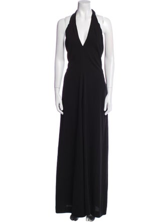 FRAME Linen Halterneck Jumpsuit