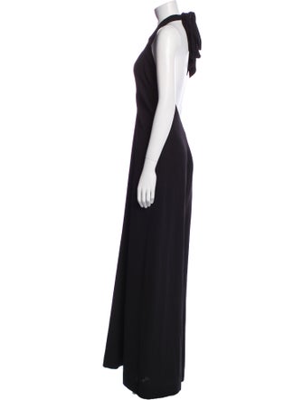 FRAME Linen Halterneck Jumpsuit