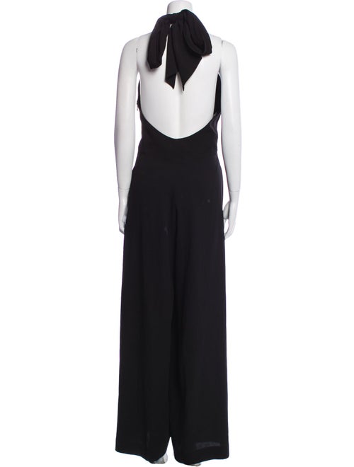 FRAME Linen Halterneck Jumpsuit