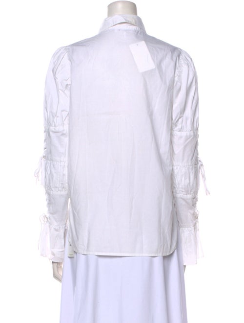 FRAME Long Sleeve Button-Up Top