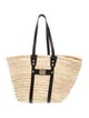 FRAME Straw Top Handle Bag