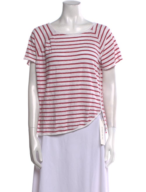 FRAME Linen Striped T-Shirt