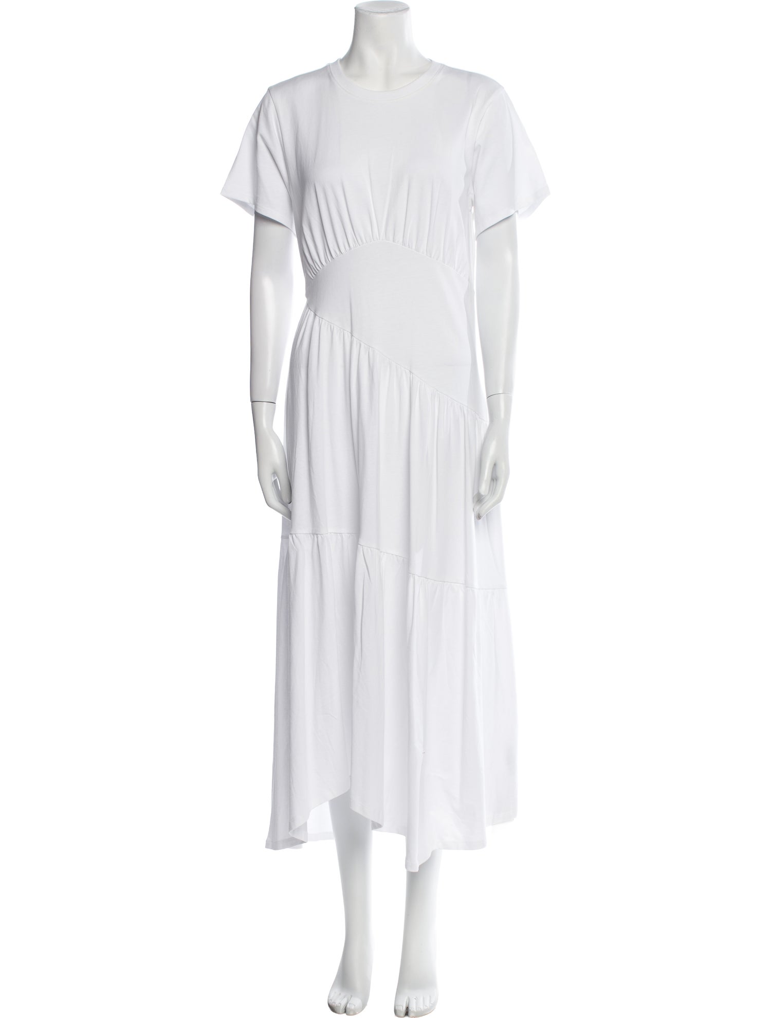 FRAME Crew Neck Long Dress