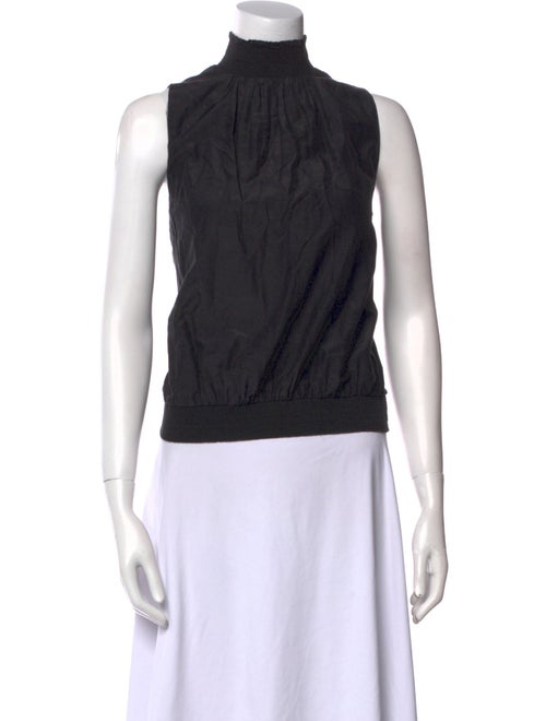 FRAME Mock Neck Sleeveless Top