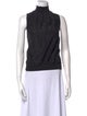 FRAME Mock Neck Sleeveless Top