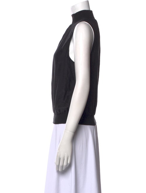 FRAME Mock Neck Sleeveless Top