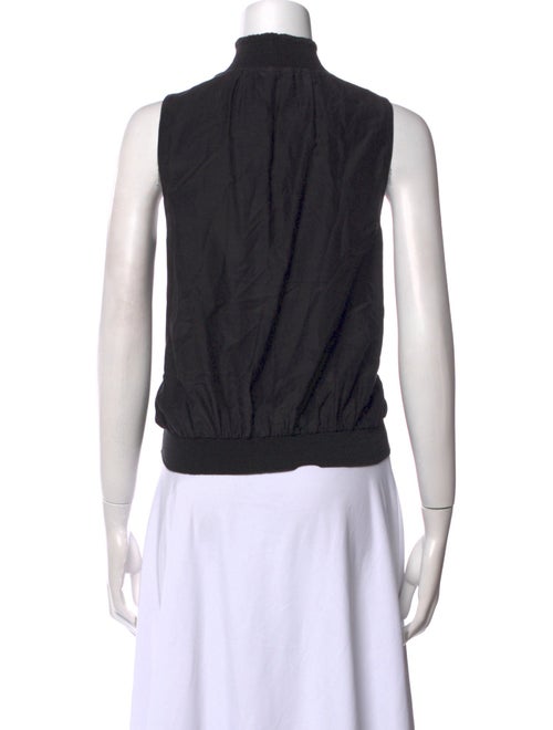 FRAME Mock Neck Sleeveless Top