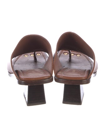 FRAME Leather Slides