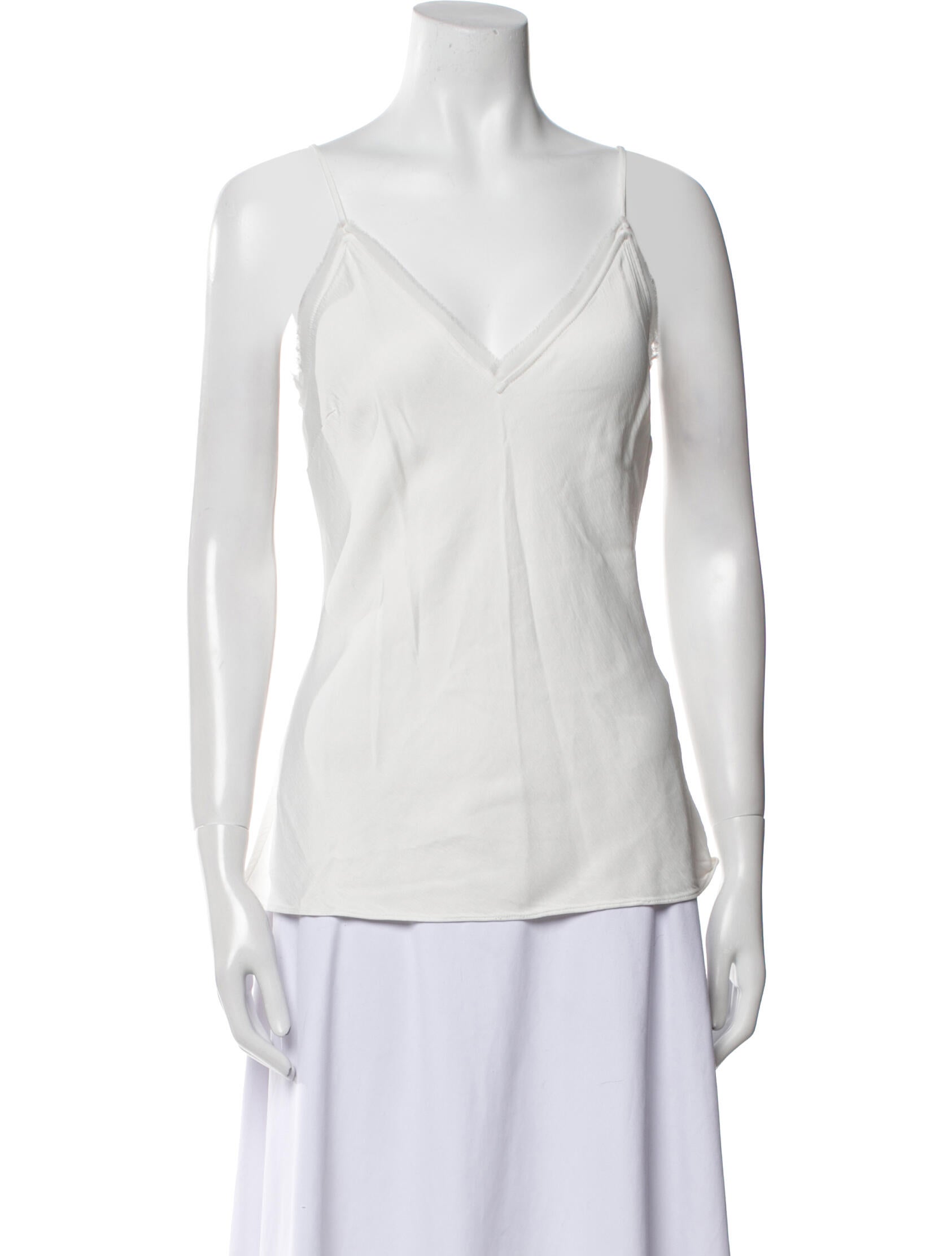 FRAME V-Neck Sleeveless Top