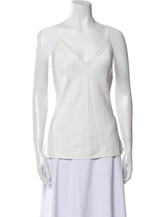 FRAME V-Neck Sleeveless Top