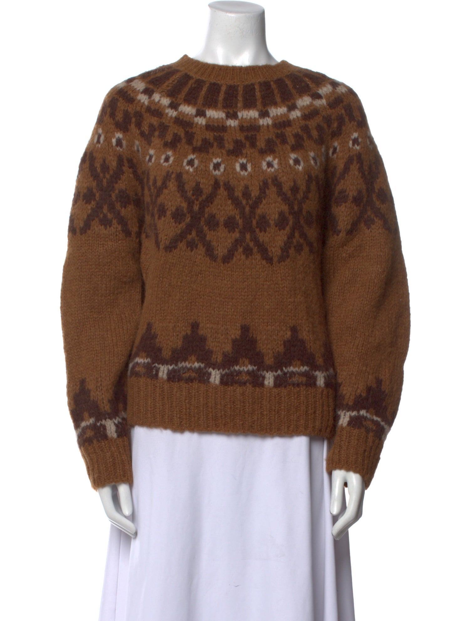 FRAME Alpaca Printed Sweater