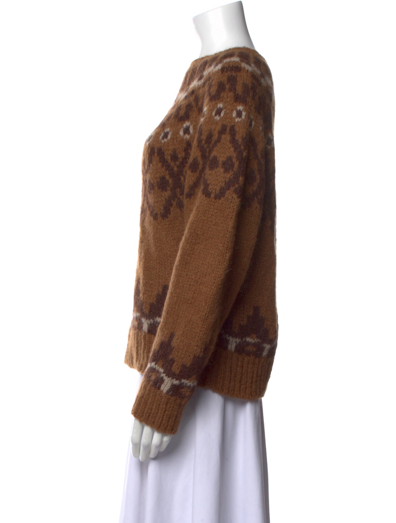 FRAME Alpaca Printed Sweater